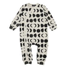 Load image into Gallery viewer, moon phases organic cotton sleepsuit
