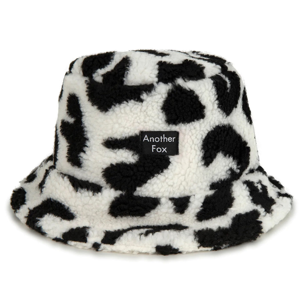 kids animal sherpa bucket hat