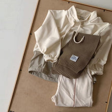 Load image into Gallery viewer, cream drawstring sweatshirt
