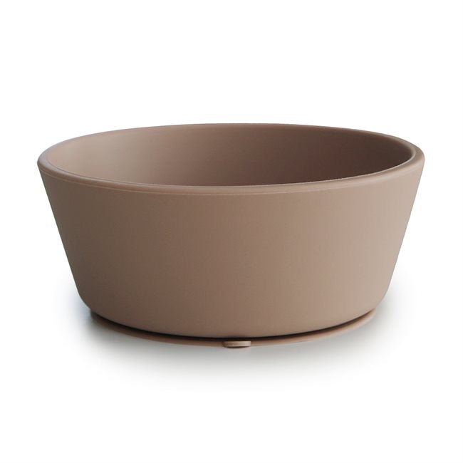 mushie silicone bowl - natural