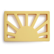 Load image into Gallery viewer, mushie sun teether - muted yellow
