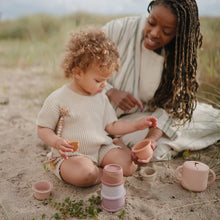 Load image into Gallery viewer, mushie stacking cups - petal
