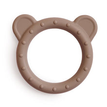 Load image into Gallery viewer, mushie bear teether - natural
